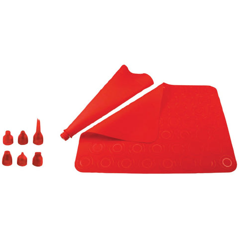 Orka 8-piece Mini Macaroon Kit (red)
