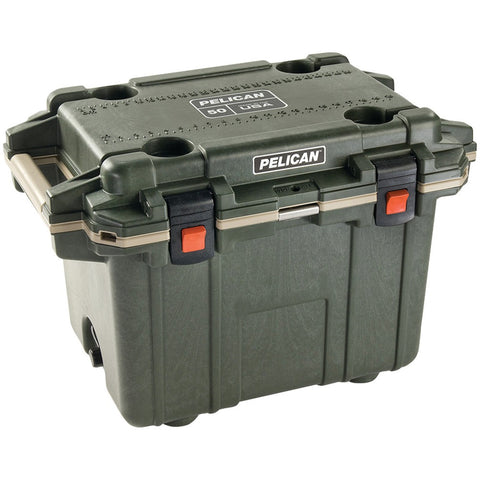 Pelican 50-quart Elite Deluxe Cooler (green)