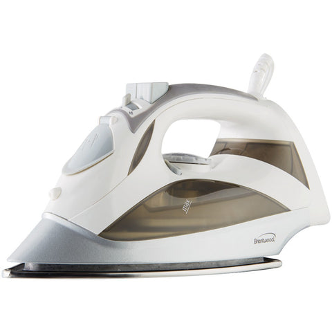 Brentwood Steam Iron With Auto Shutoff (white)