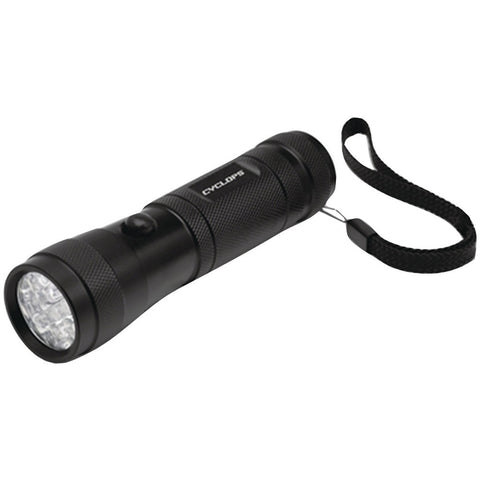 Cyclops 12-led Aluminum Flashlights With Red & Green Led 2 Pk