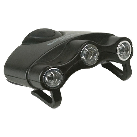 Cyclops Orion Hat Clip Light With 3 Clear Led Lights