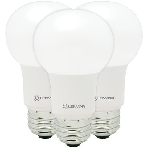 Lenmar 60-watt Led A19 Standard Dimmable Light 3 Pk (soft White)