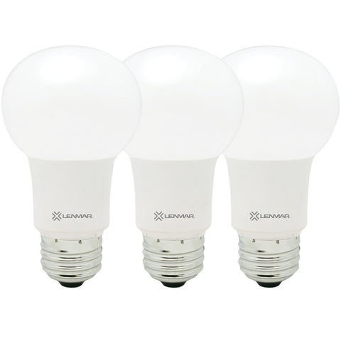 Lenmar 60-watt Led A19 Standard Dimmable Light 3 Pk (warm Soft & Cool White)