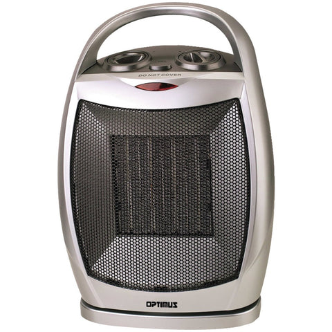 Optimus Portable Oscillating Ceramic Heater With Thermostat