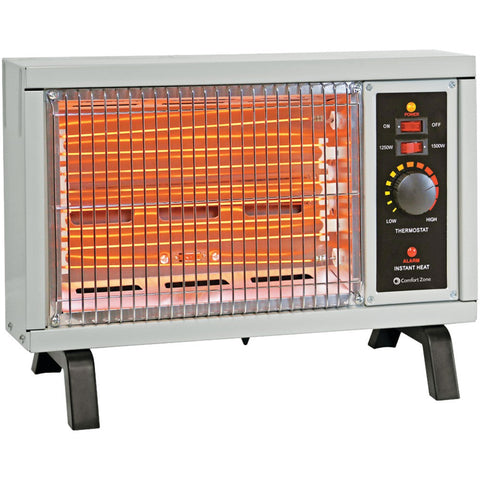 Comfort Zone 1500-watt Radiant Electric Heater