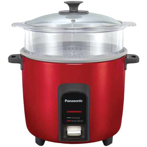 Panasonic 12-cup Automatic Rice Cooker (red)