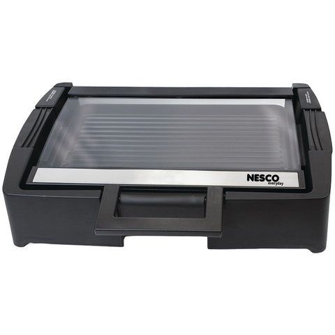 Nesco 1300-watt Glass Grill With Glass Lid