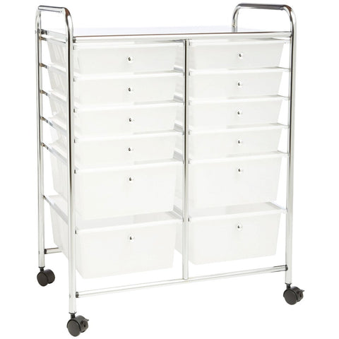 Honey-can-do 12-drawer Rolling Cart