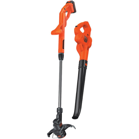 Black And Decker 20-volt Lithium 10&#34; String Trimmer And Edger & Hard Surface Sweeper Combo Kit