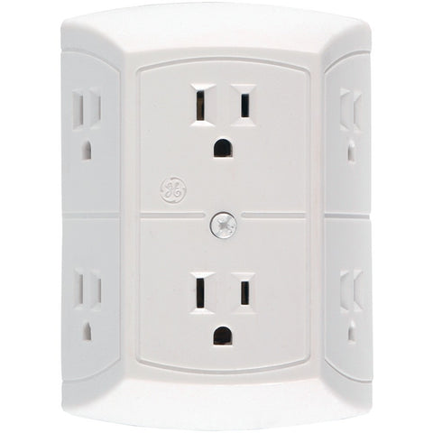 Ge 6-outlet In-wall Adapter