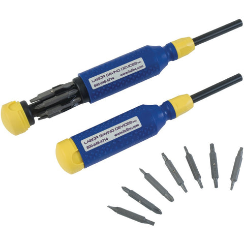 Labor Saving Devices Megapro 15-in-1 Standard Bit Screwdriver